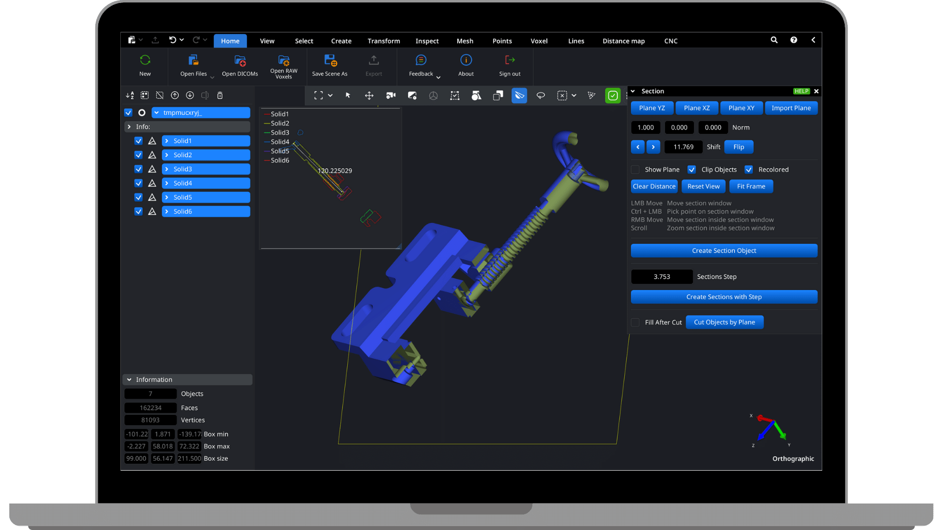 Features meshinspector
