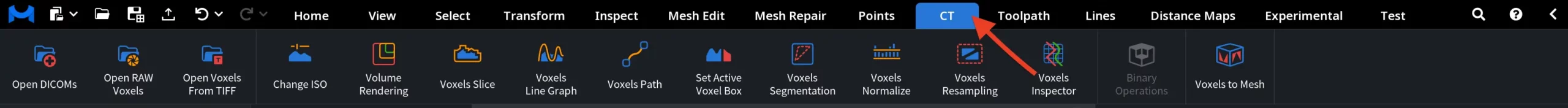 CT Tab: Where to Find