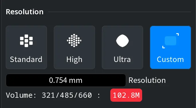 Offset: Custom Resolution