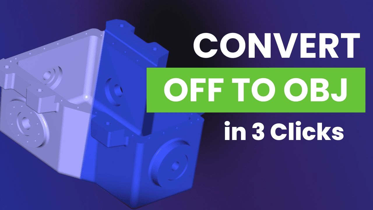OFF to OBJ conversion graphic.