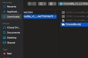 File picker with the input file or folder selected.
