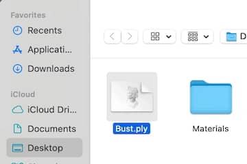 File picker with the input file or folder selected.