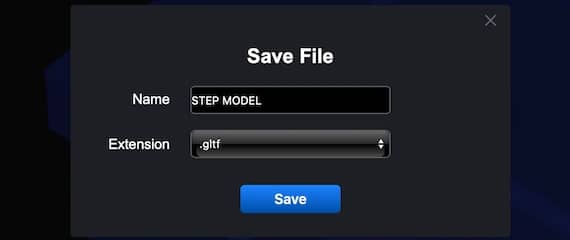 Save File dialog with the output filename and extension fields.