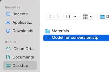 File picker with the input file or folder selected.