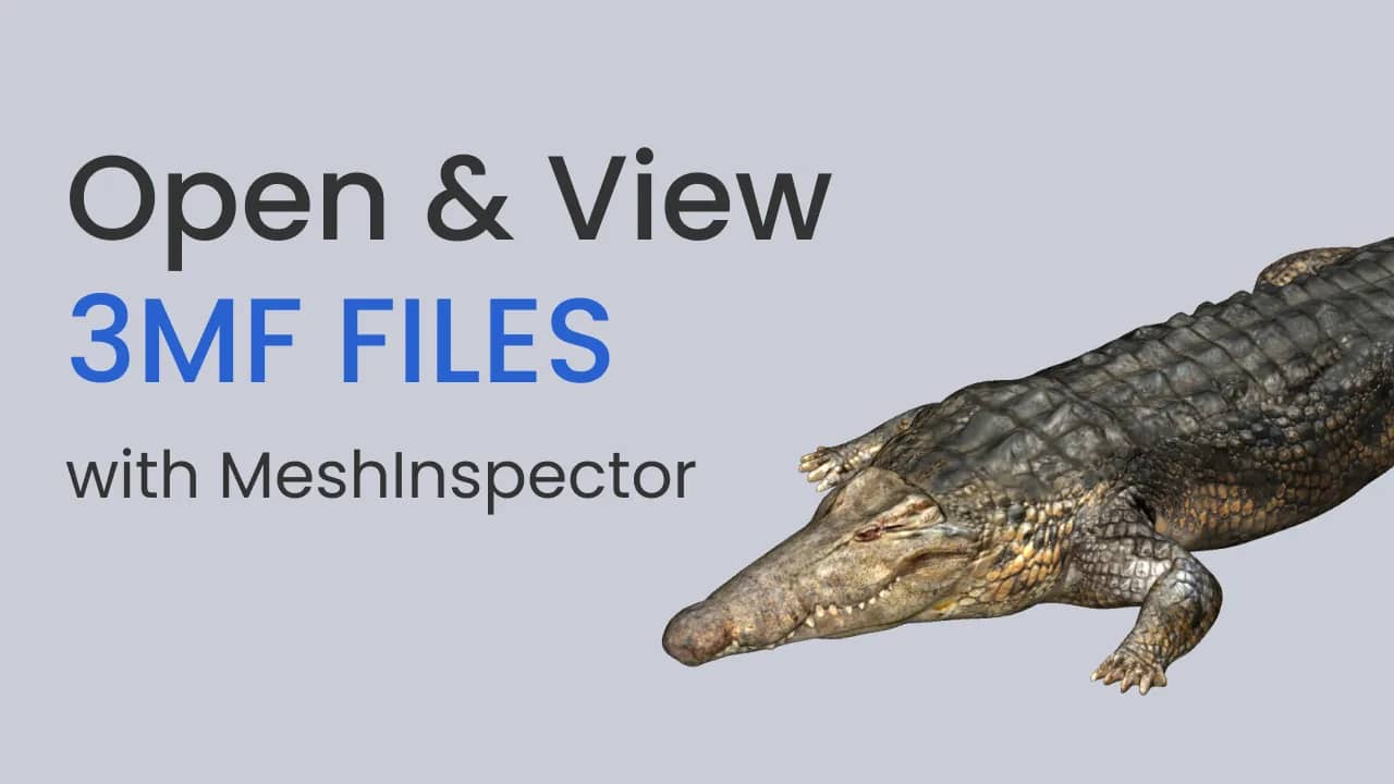 Illustration of opening and viewing 3MF files.