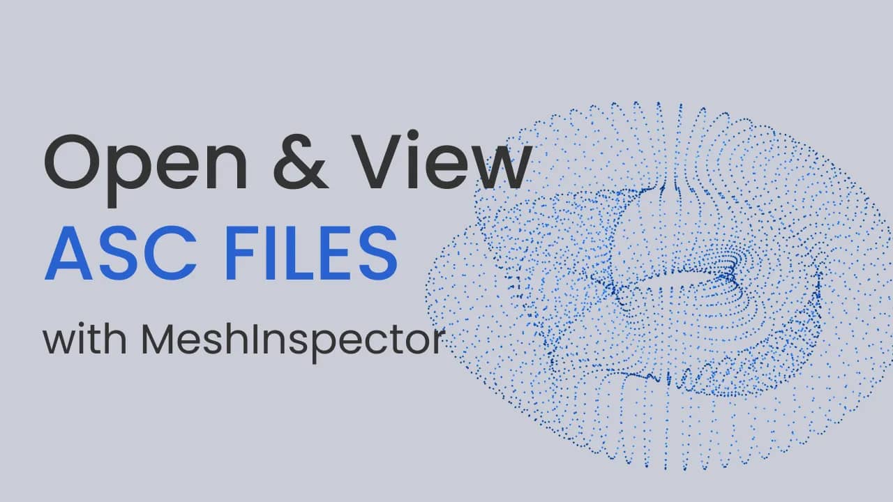 Illustration of opening and viewing ASC files.