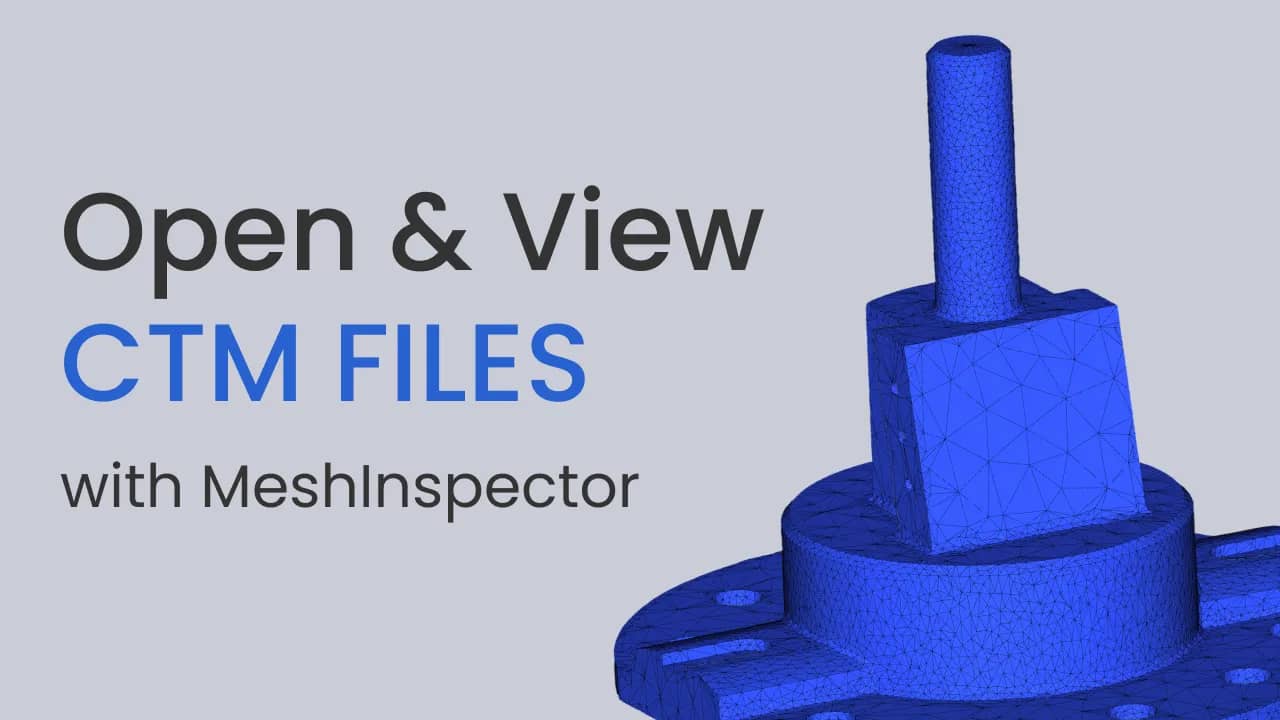 Illustration of opening and viewing CTM files.