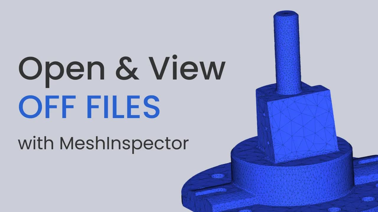 Illustration of opening and viewing OFF files.
