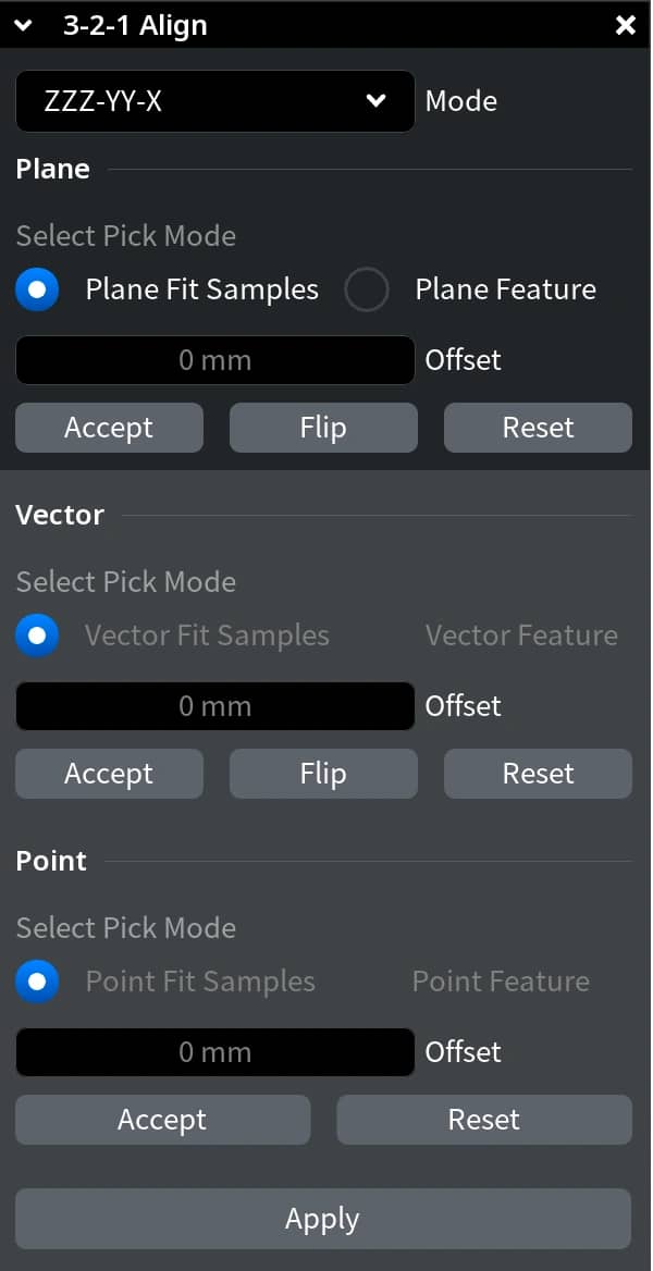 Transform toolbar menu with alignment tools.