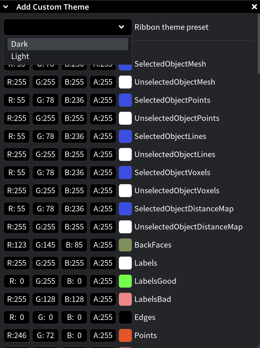 Adding Custom Themes to View Objects in MeshInspector