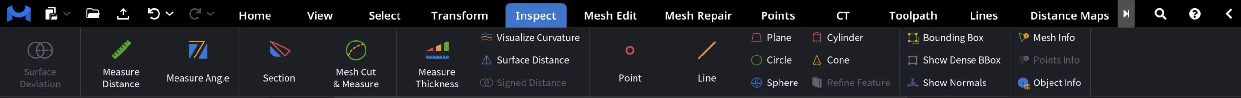 Inspect in MeshInspector