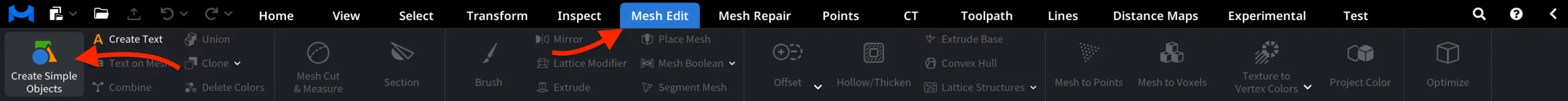 Creating Simple Objects in MeshInspector