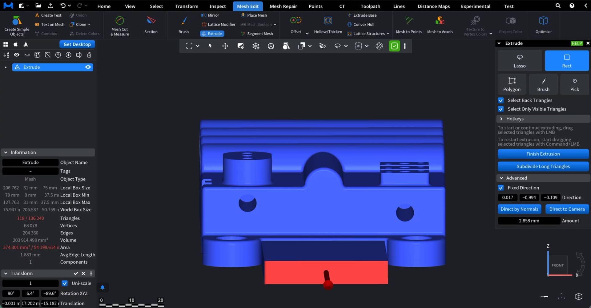 Extruding