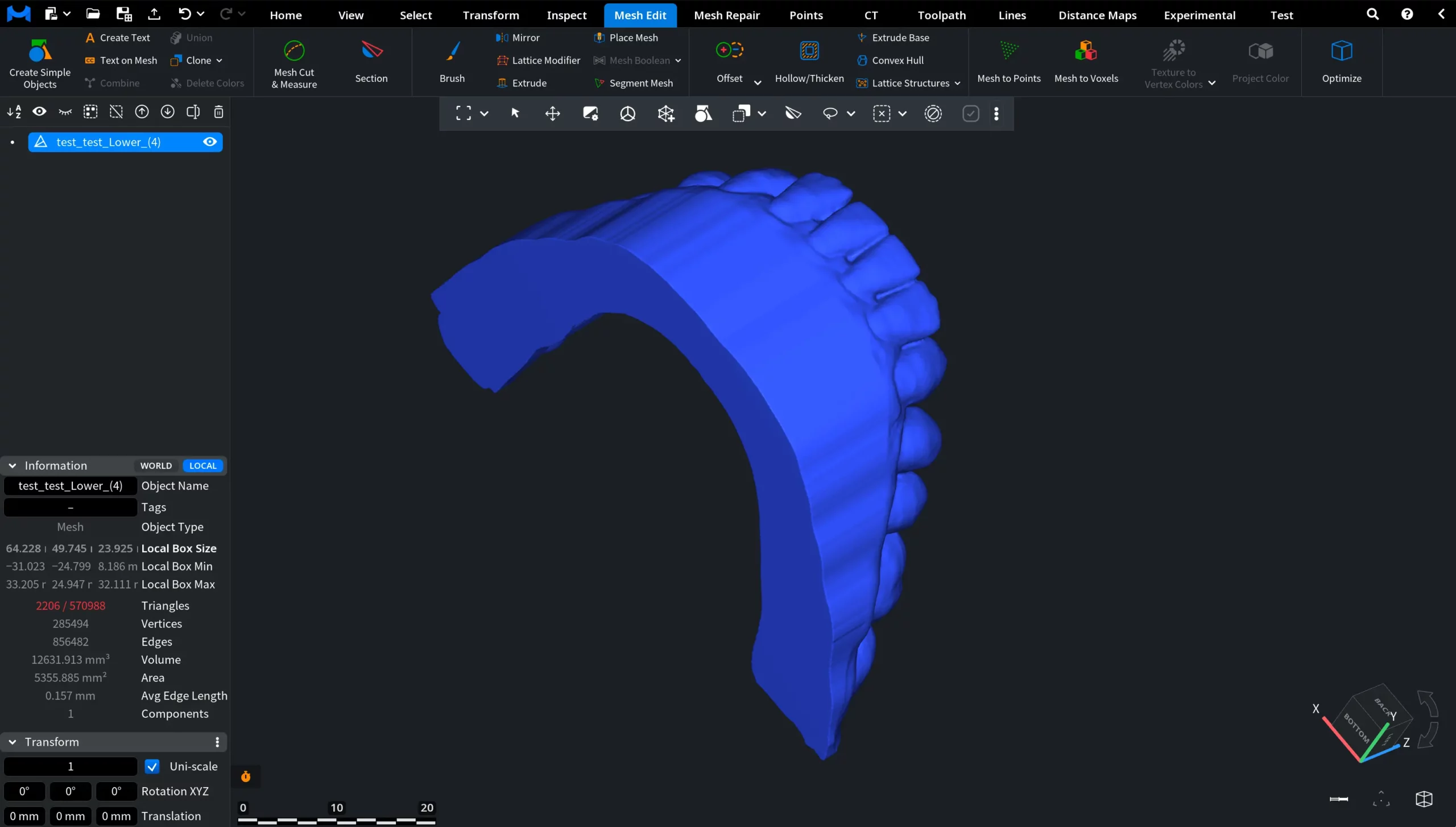 After Using Extrude Base