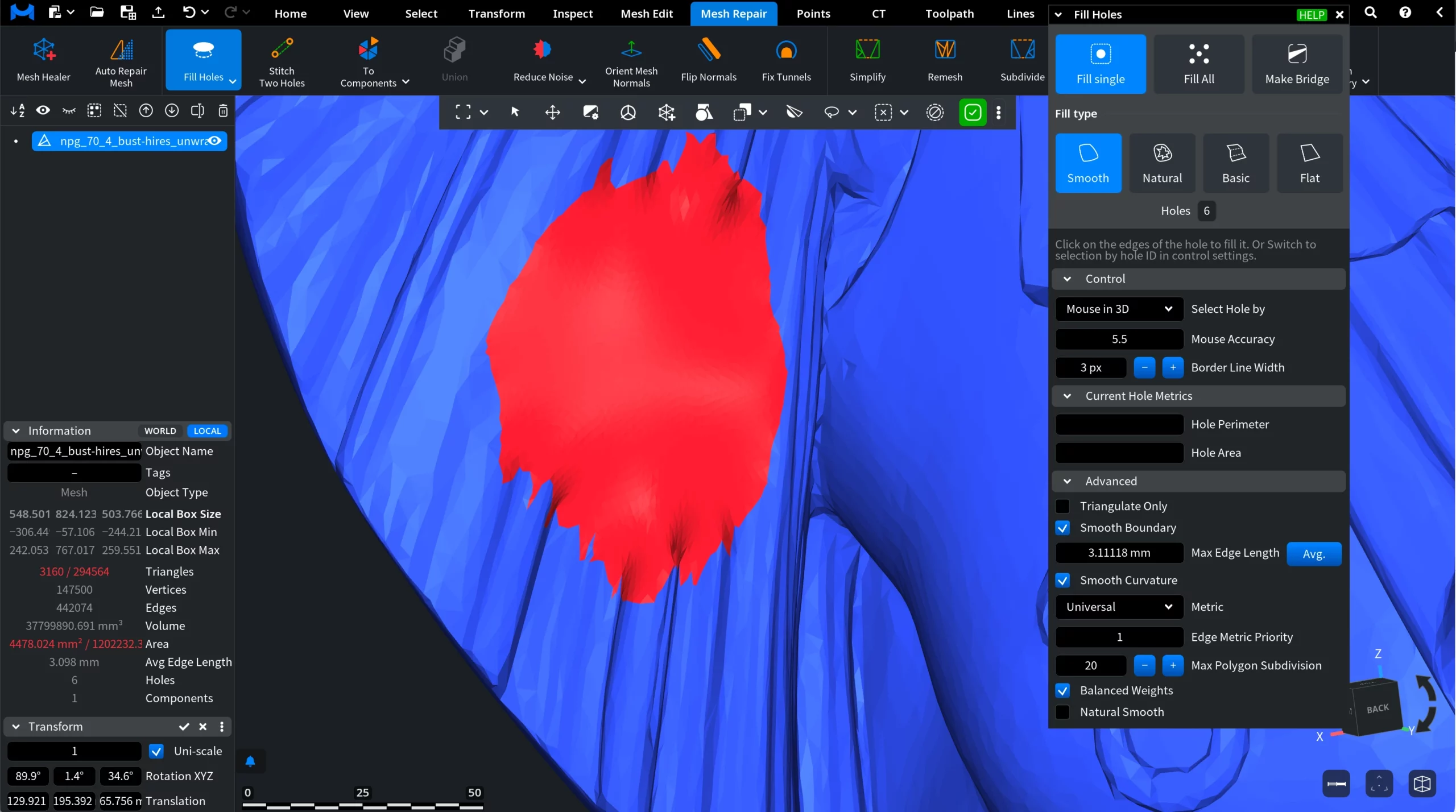 Mouse in 3D: After Clicking