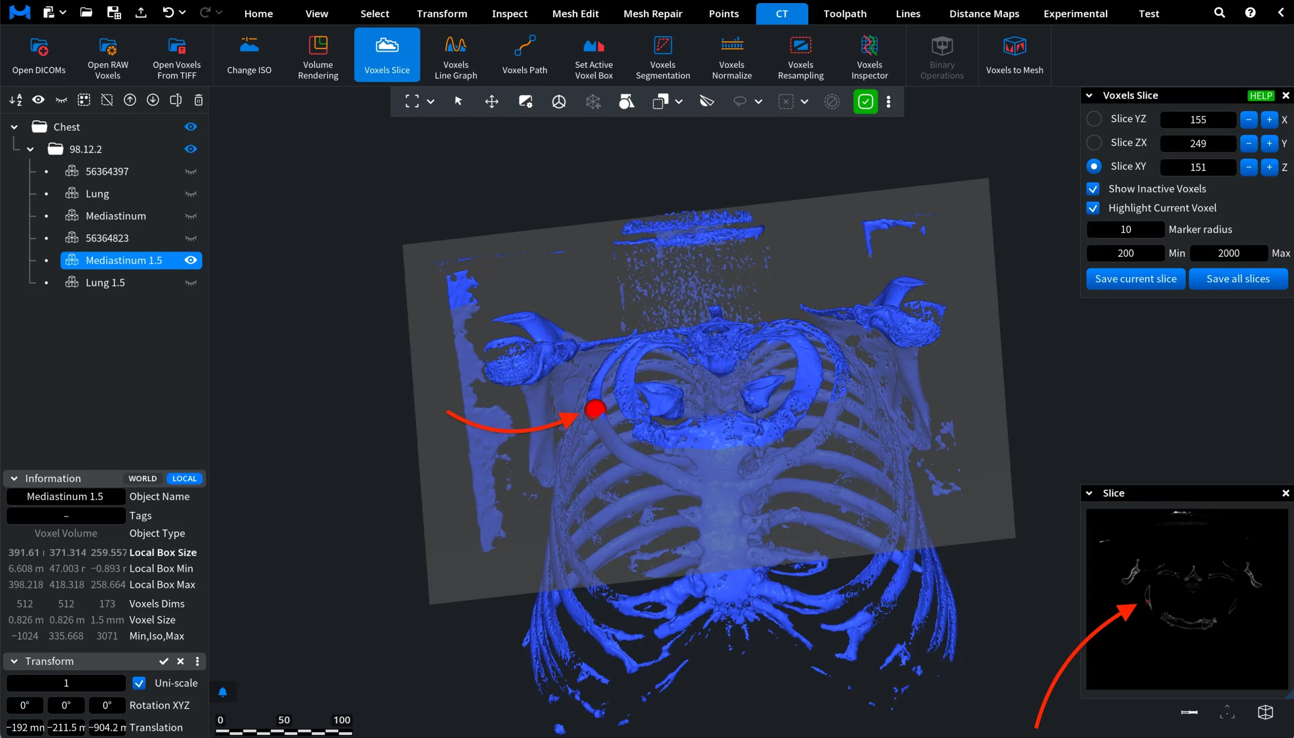 Highlight Curren Voxel