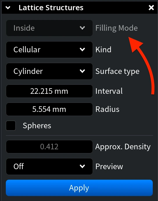 Lattice Structures Panel
