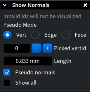 Pseudo Normals