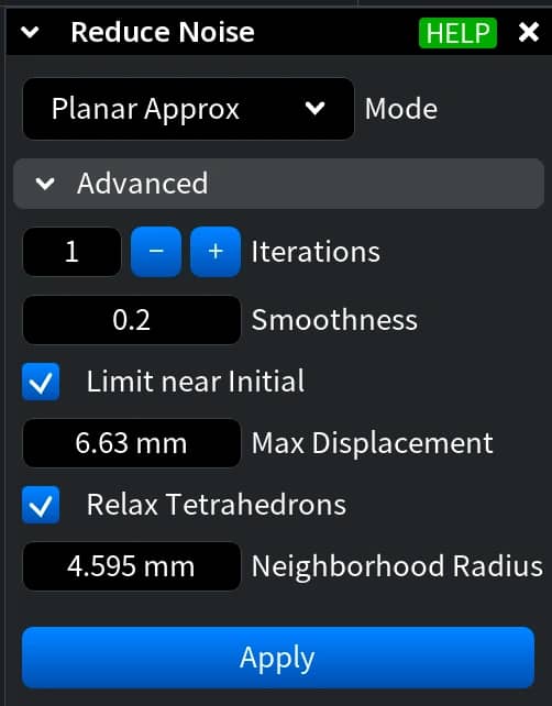 Reduce Noise: Planar Approx