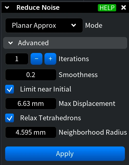 Reduce Noise: Planar Approx