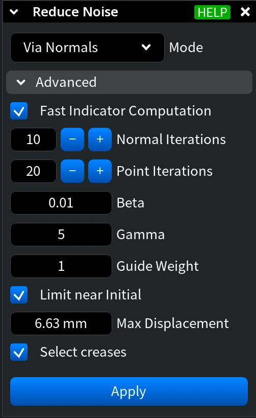 Reduce Noise: Via Normals
