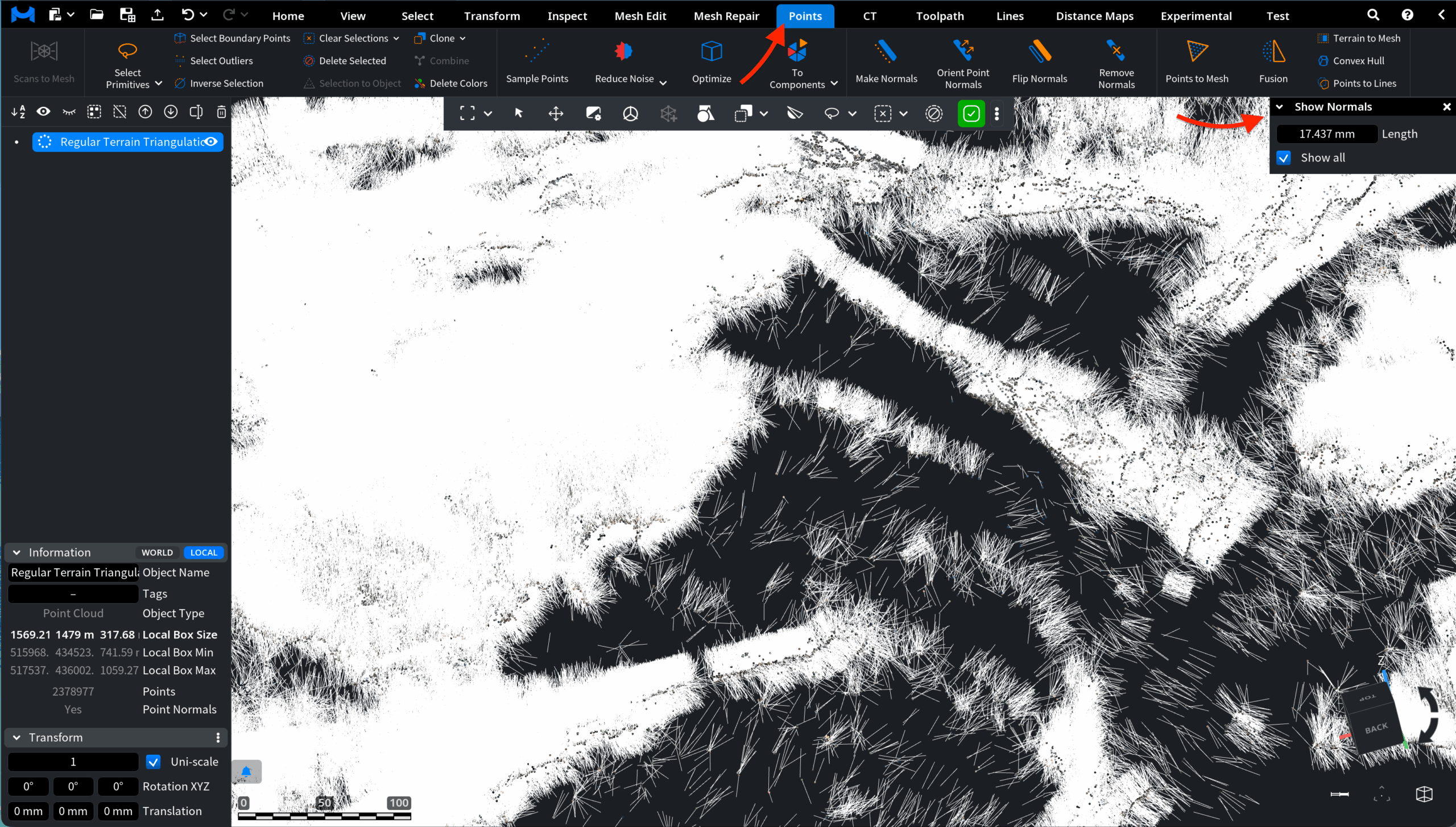 Remove Normals: Show Normals Still Active