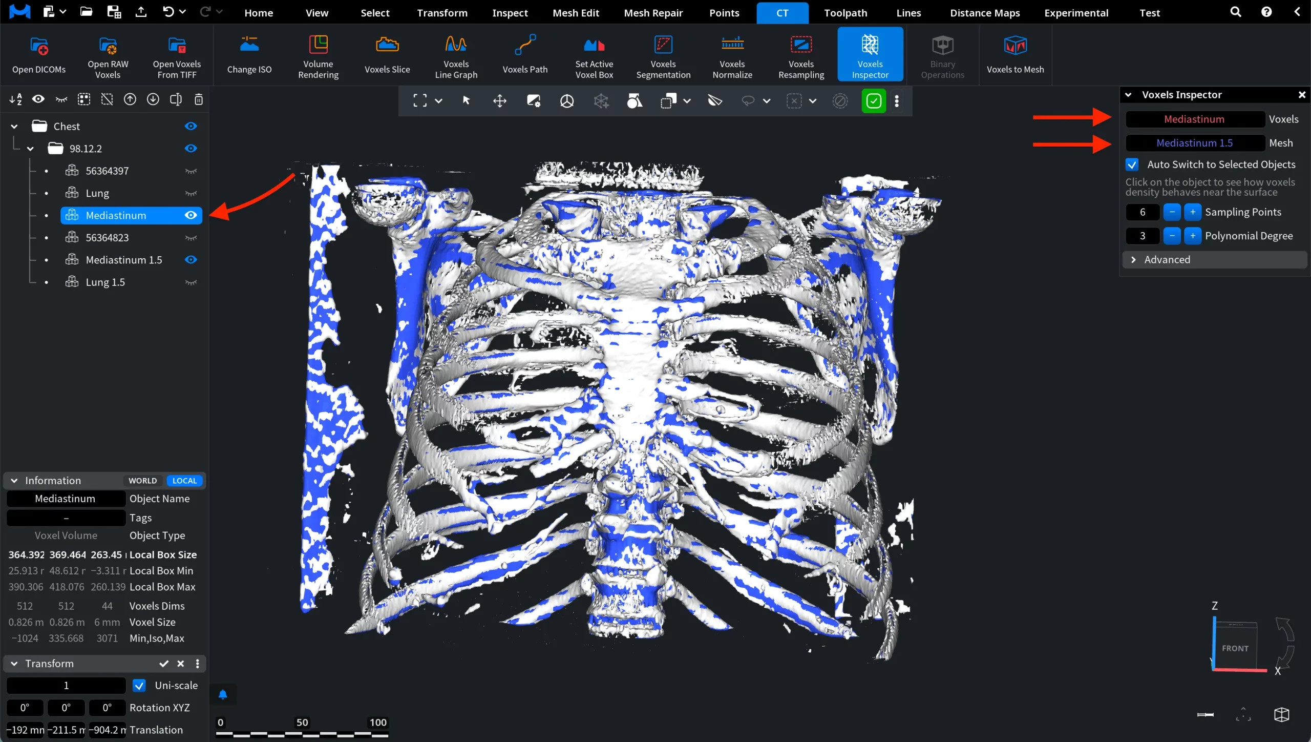 Voxels Inspector: Auto Switch On