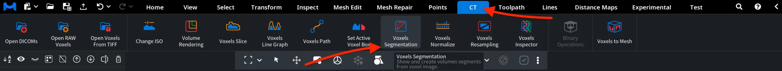Voxels Segmentation: Where to Find