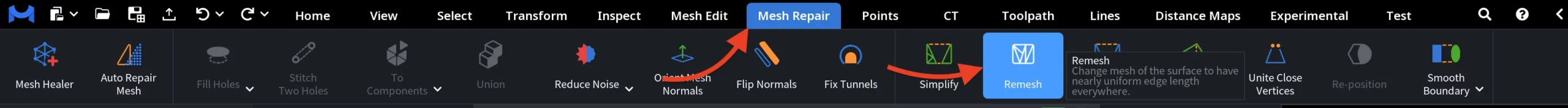 Where to Find Remesh