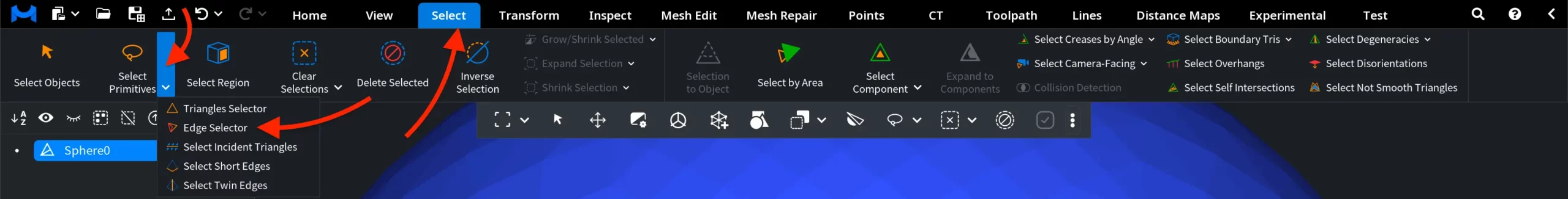 Edge Selector: Where to Find