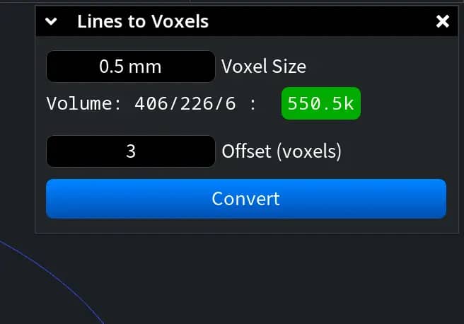 Lines to Voxels: Volume Readout