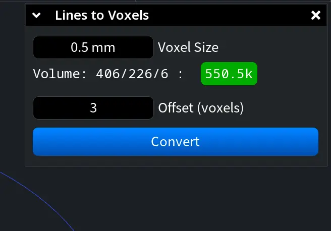 Lines to Voxels: Volume Readout