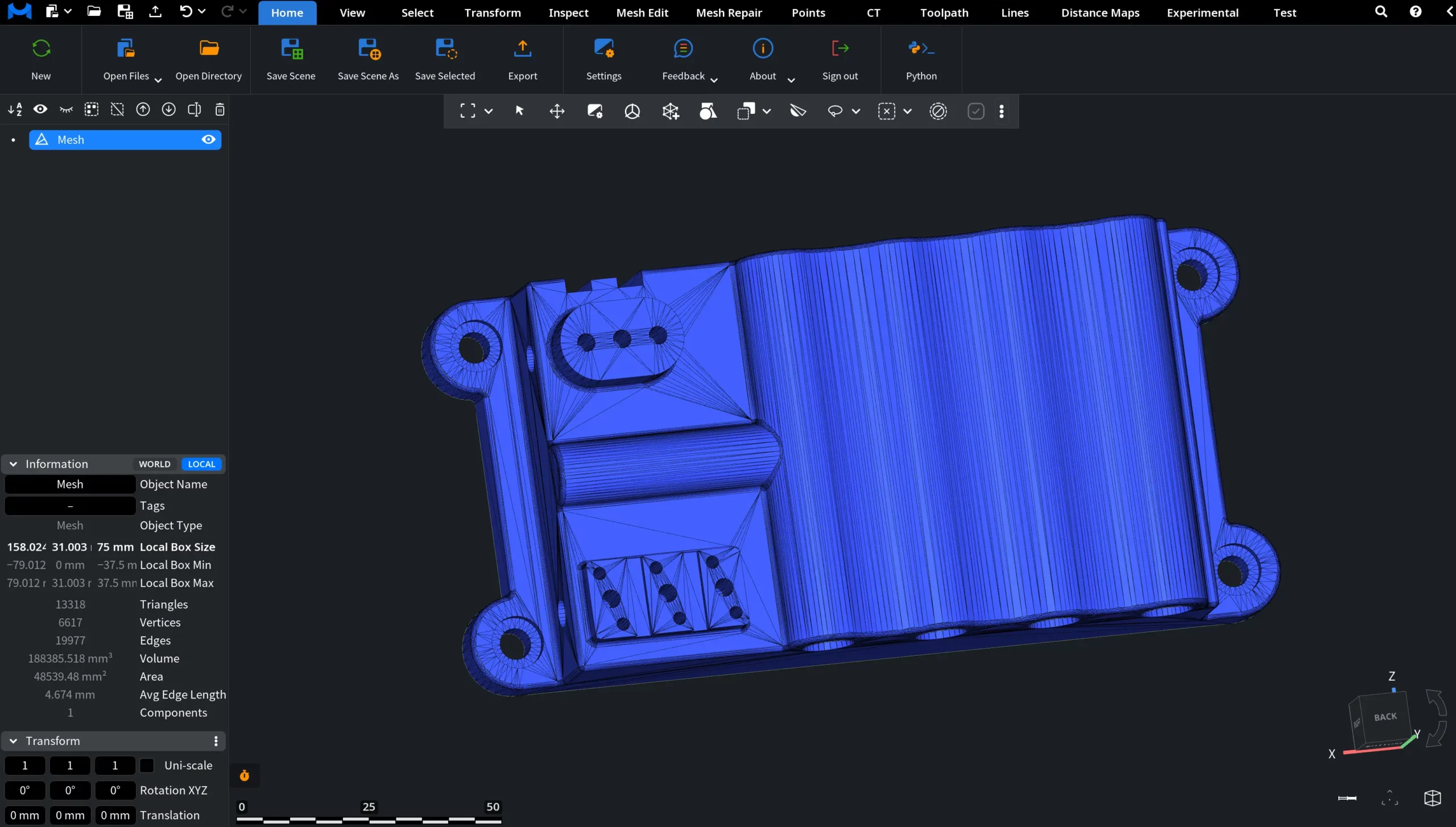 Mesh: Triangles Visualized