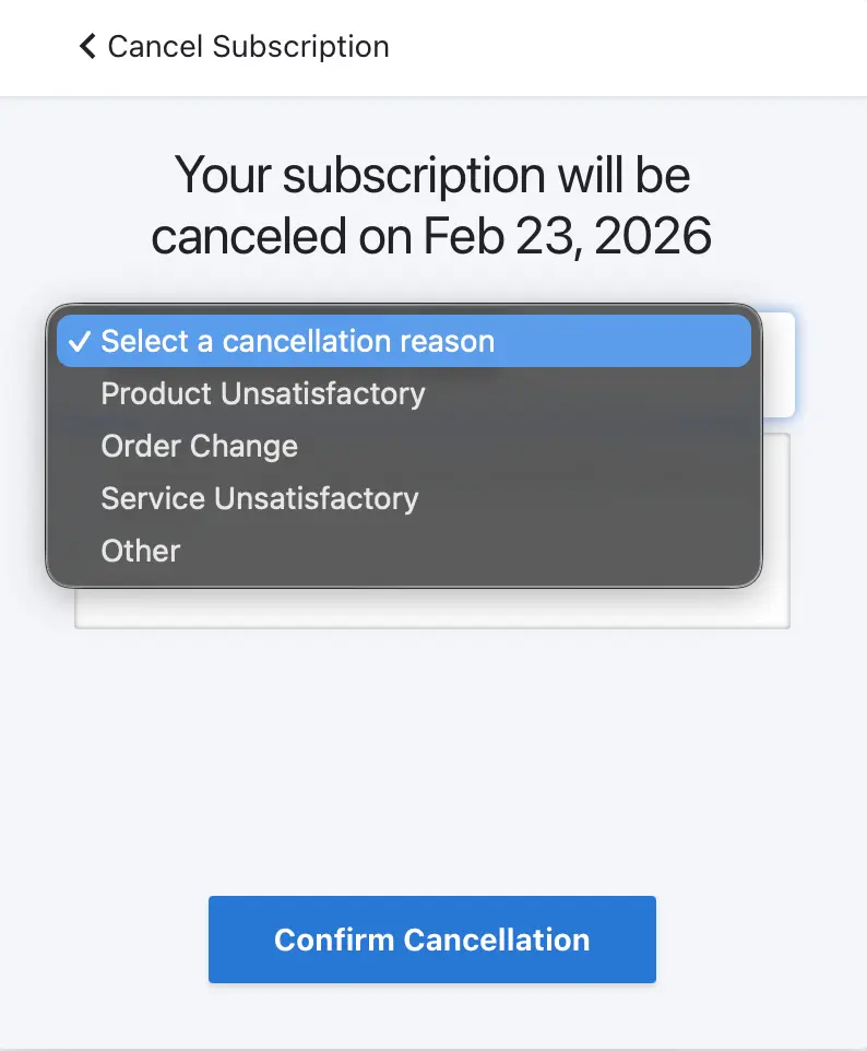 MeshInspector: Cancel Subscription