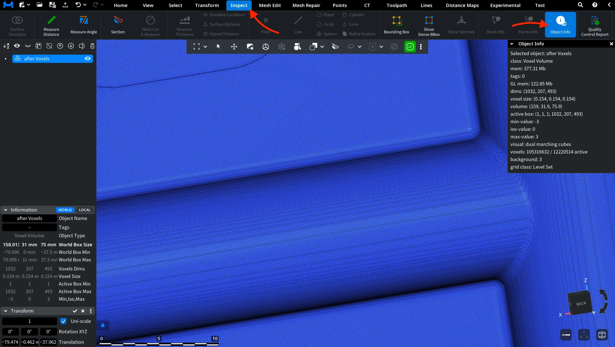 Voxels: Object Info