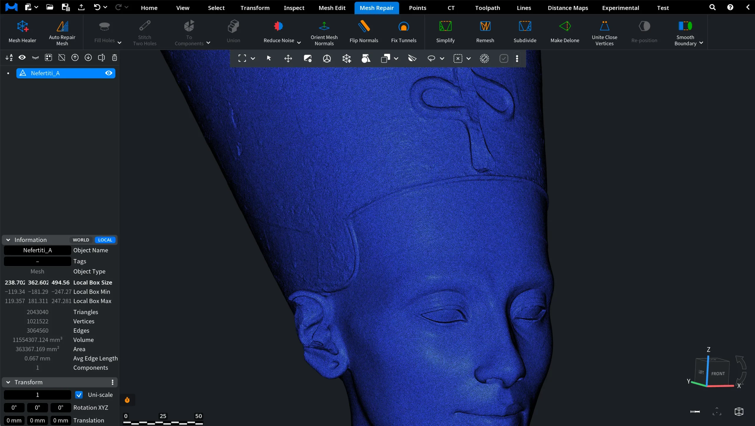 Remesh: Organic Mode. After