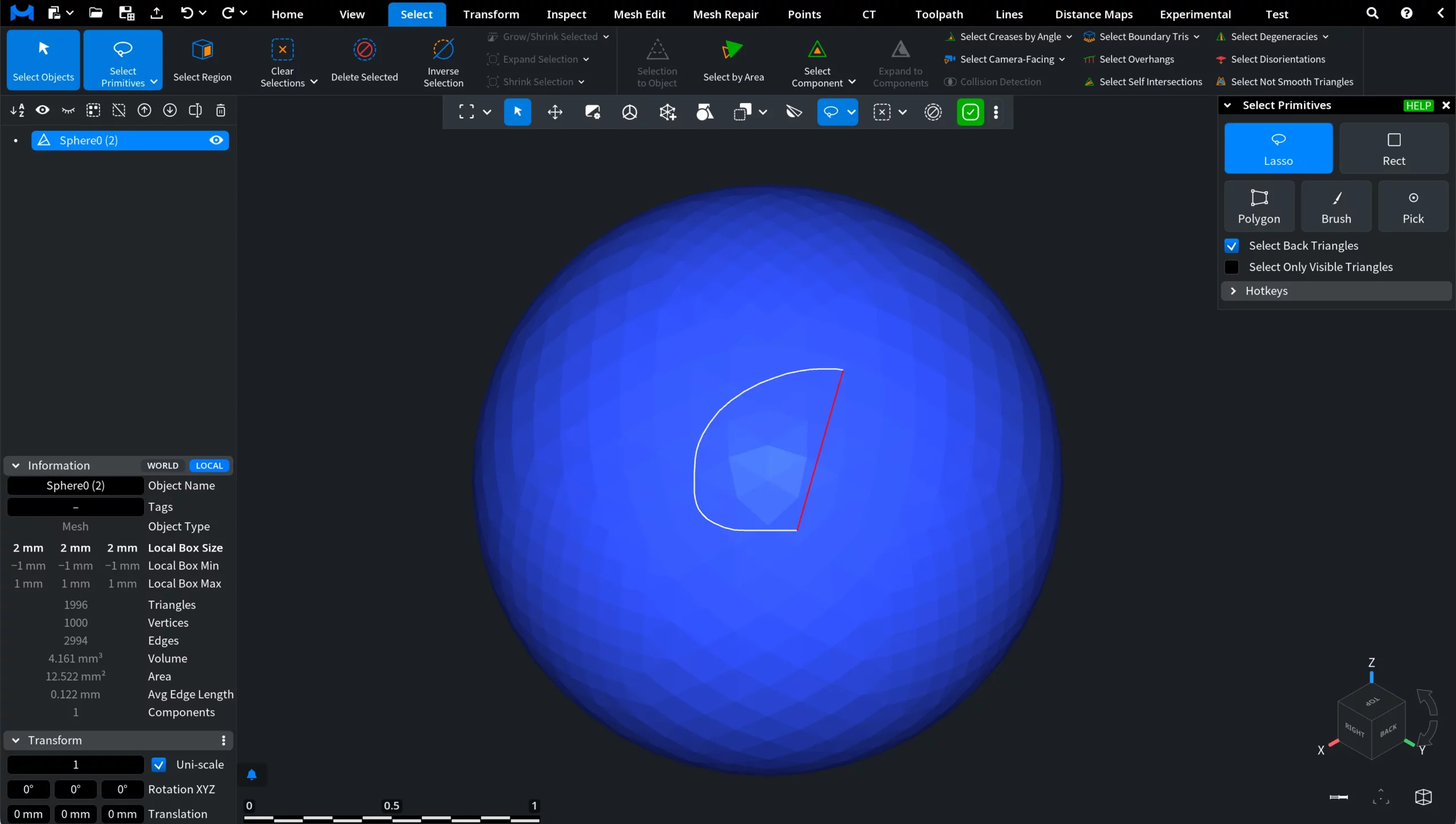Select Primitives: Before Committing