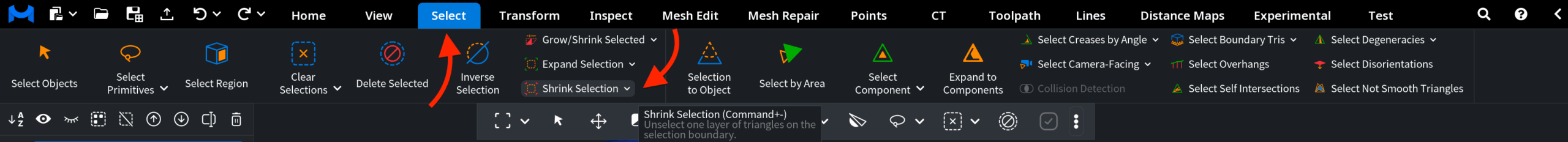 Shrink Selection: Where to Find
