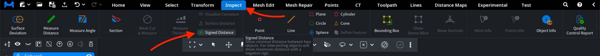 Signed Distance: Where to Find