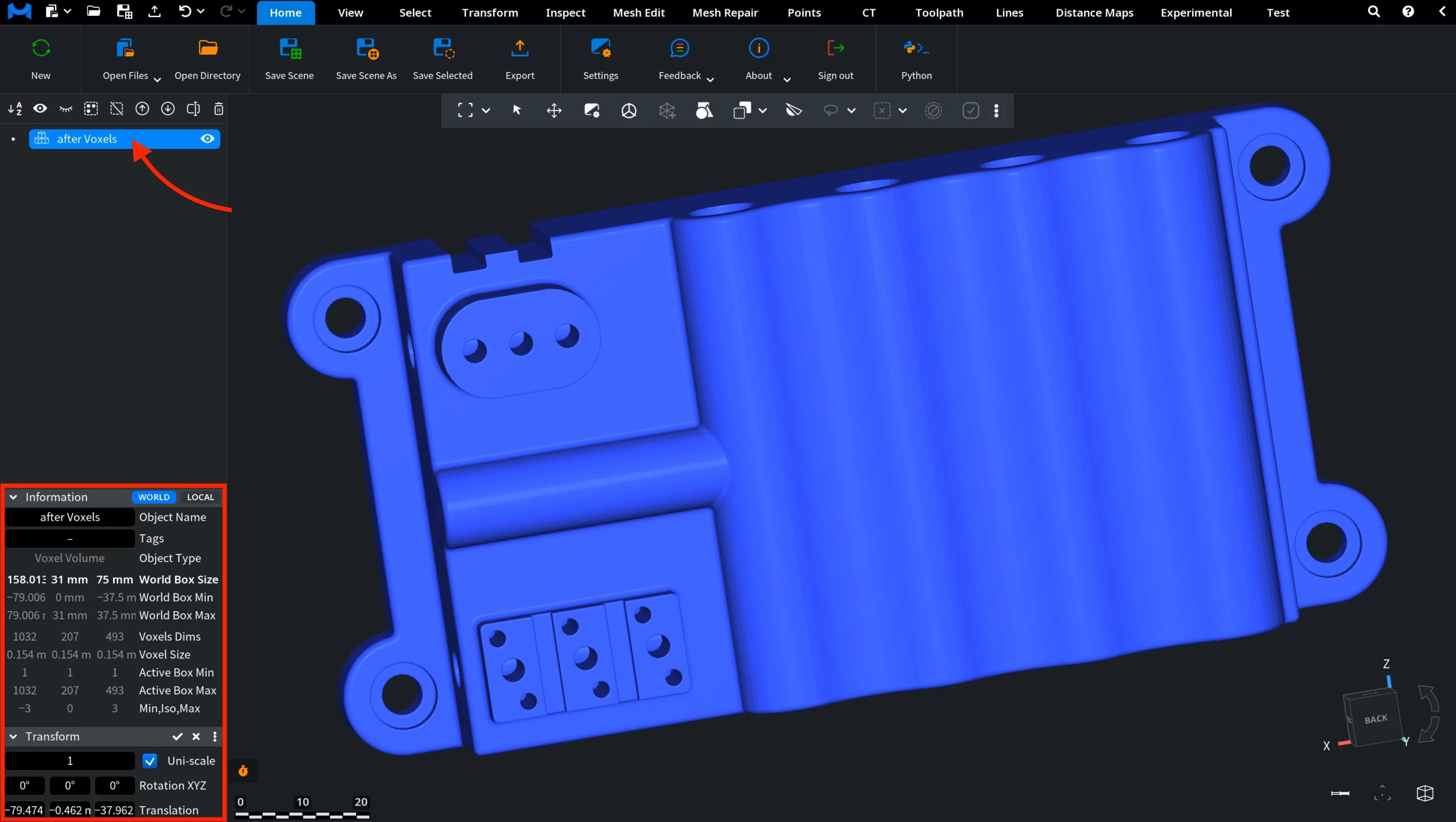 Voxel Volume in MeshInspector: Overview