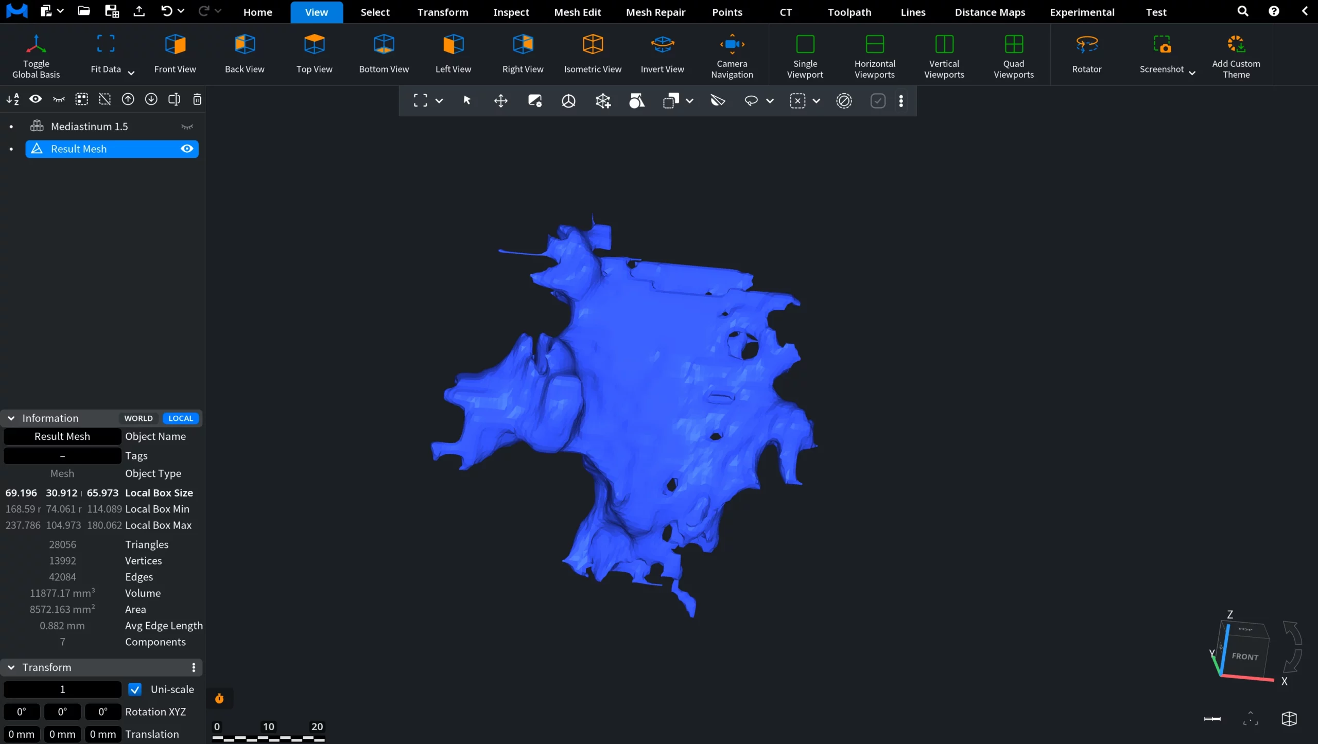 Voxels Segmentation: Example # 1. Result