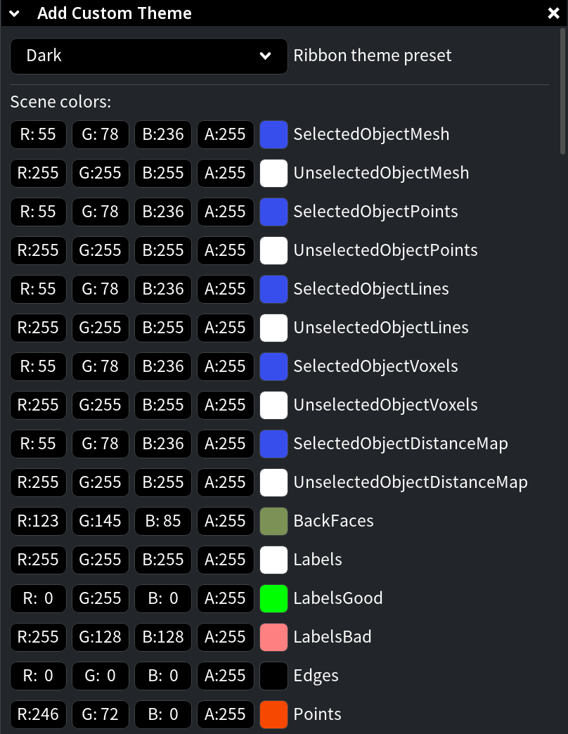 Add Custom Theme: Viewport Color Settings