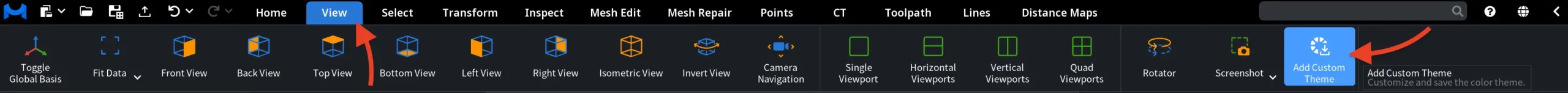 Add Custom Theme: Where to Find
