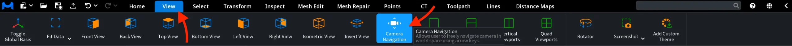 Centra Navigation: Where to Find