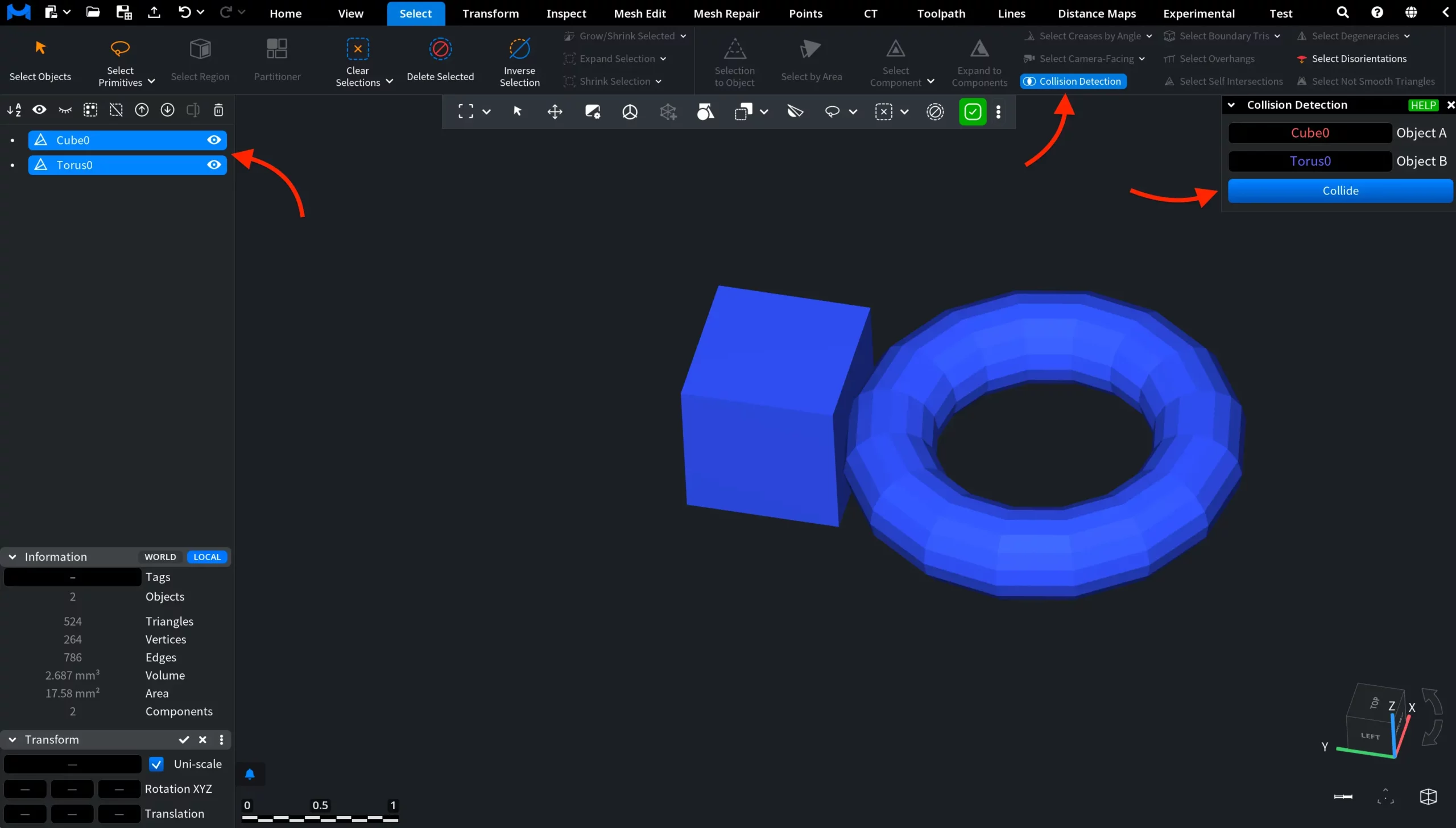 Collision Detection: Before