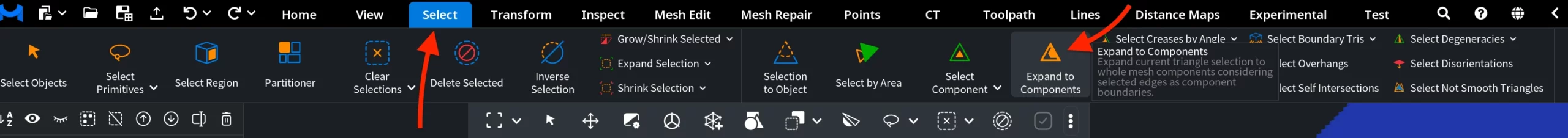 Expand to Components: Where to Find