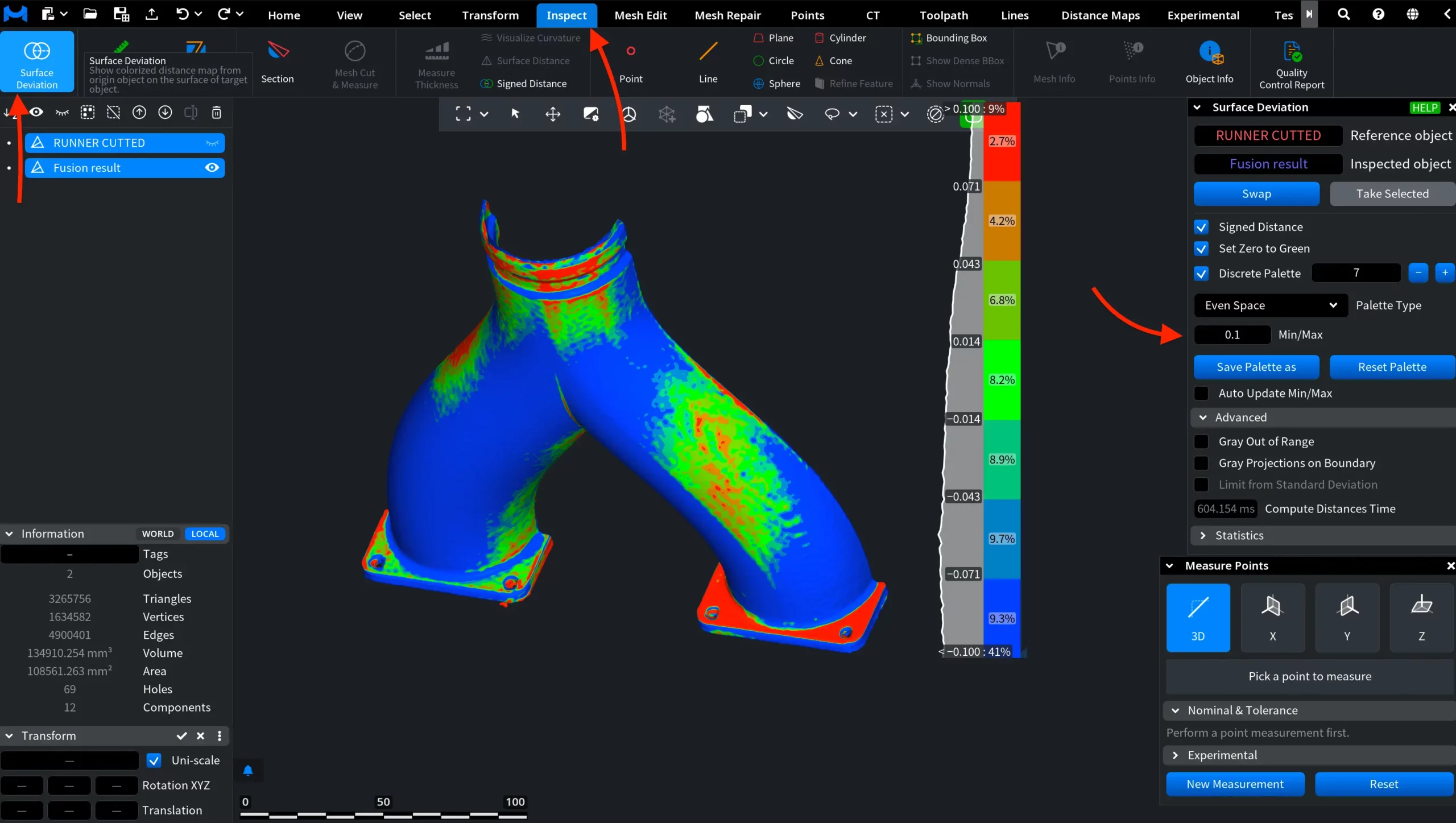 Quality Report: Surface Deviation