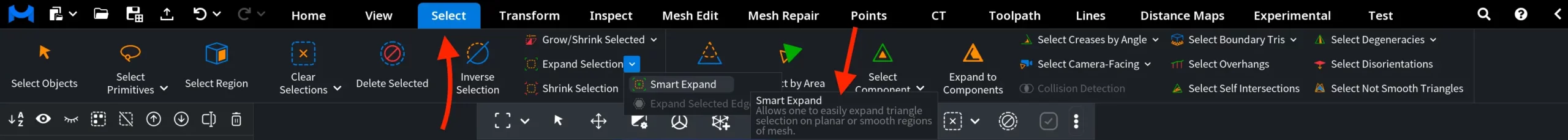 Smart Expand: Where to Find