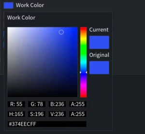 G-code Visualizer: Settings. Colors