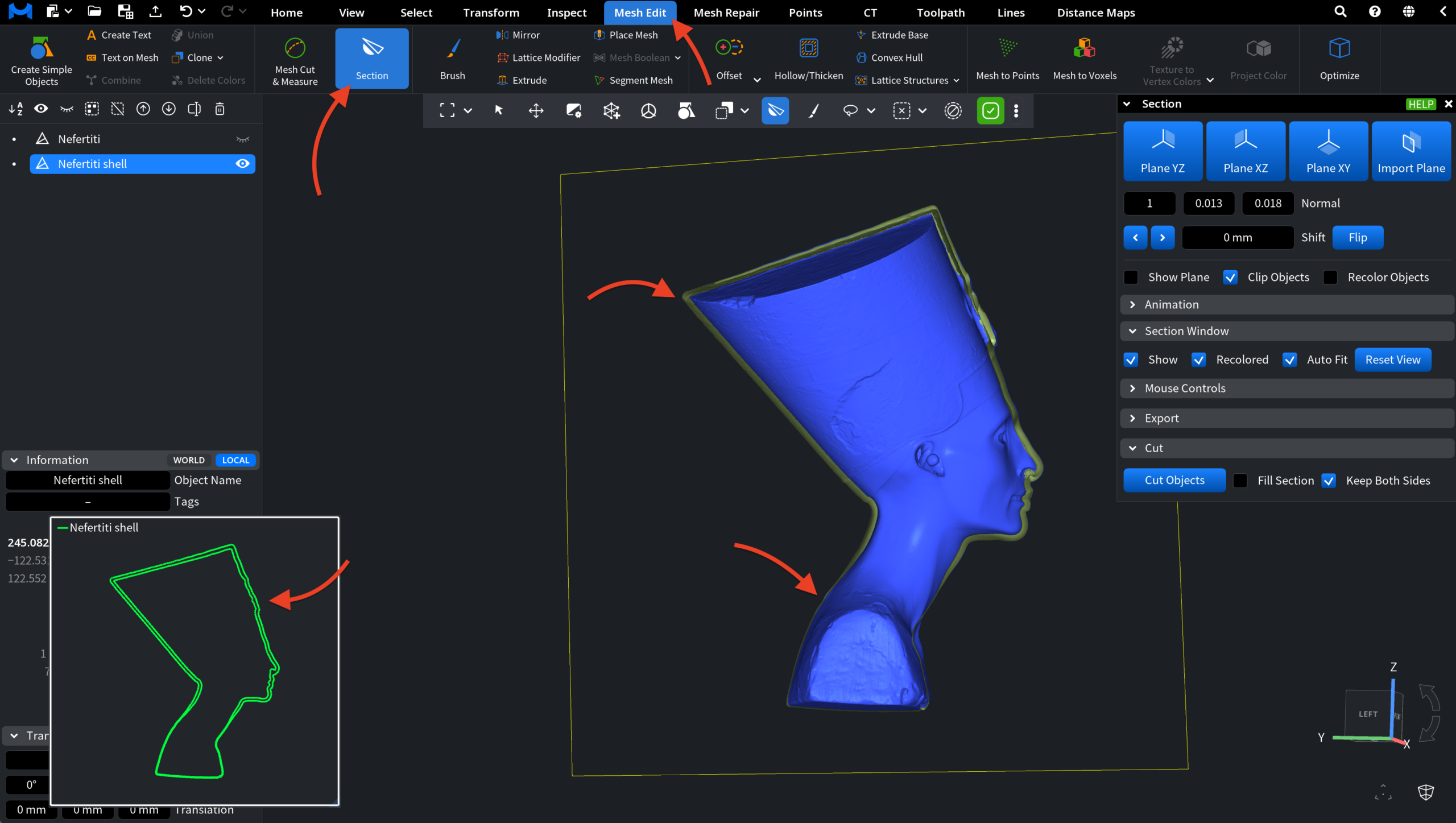 Partial Shell: Inspecting the Result